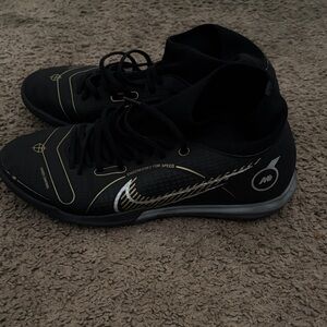 Men's Black and Grey Nike Football